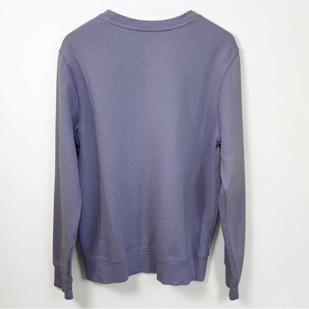 The North Face Lavender Purple Crewneck Pullover Relaxed Fit Sweatshirt Size M - Picture 2 of 9